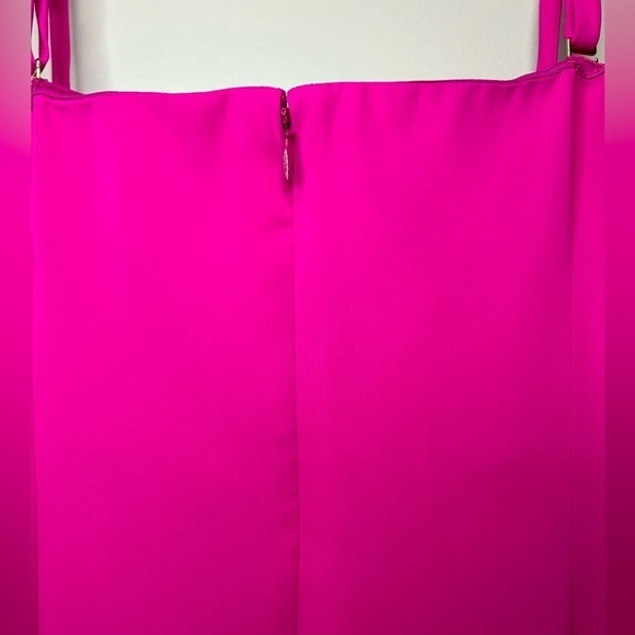 NWT Trina Turk Pink Sylvia Bow Sheath Dress Size 8 - Picture 9 of 12